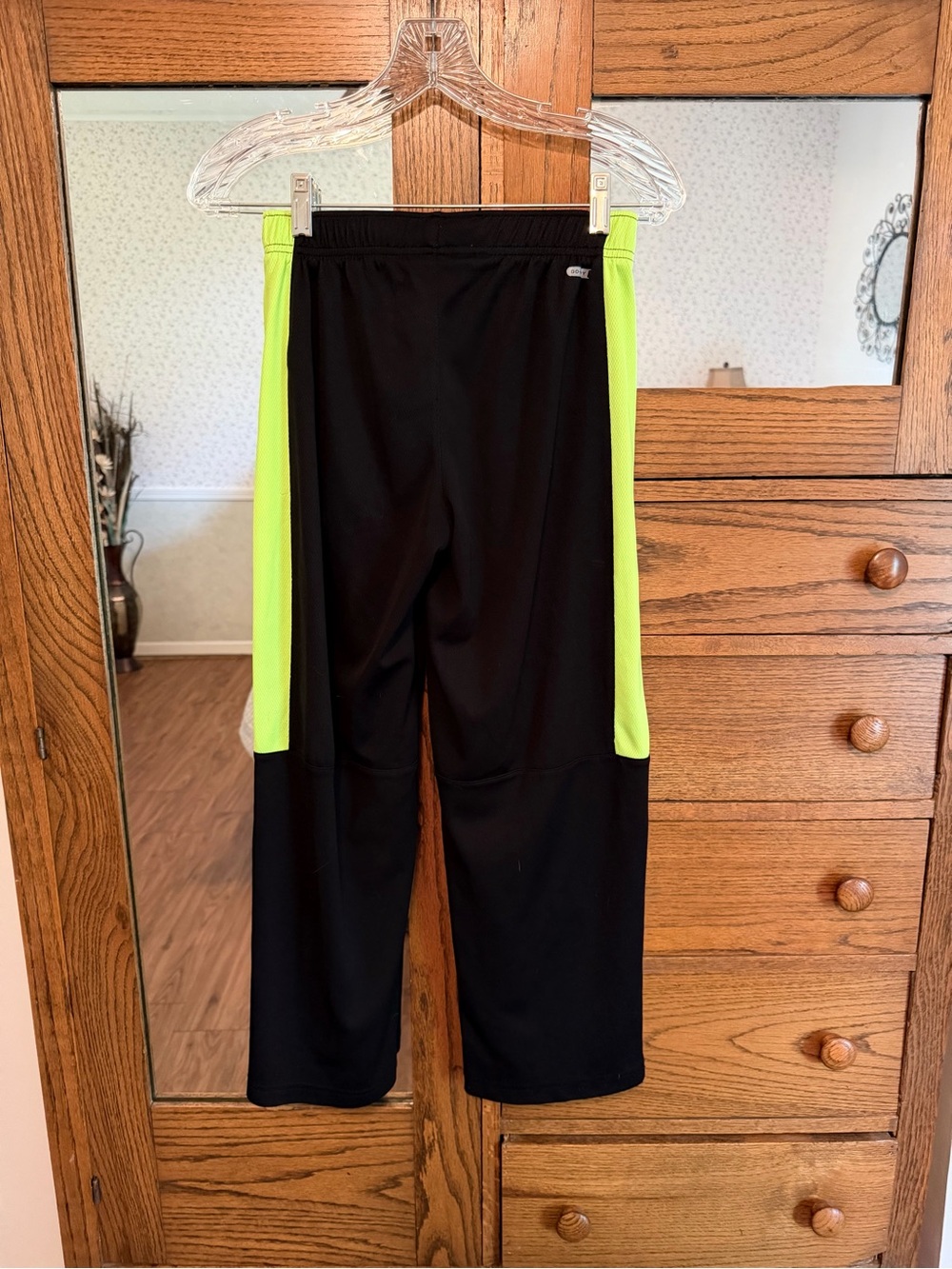 Old Navy Black Go-Dry Mesh Track Pants (10-12)